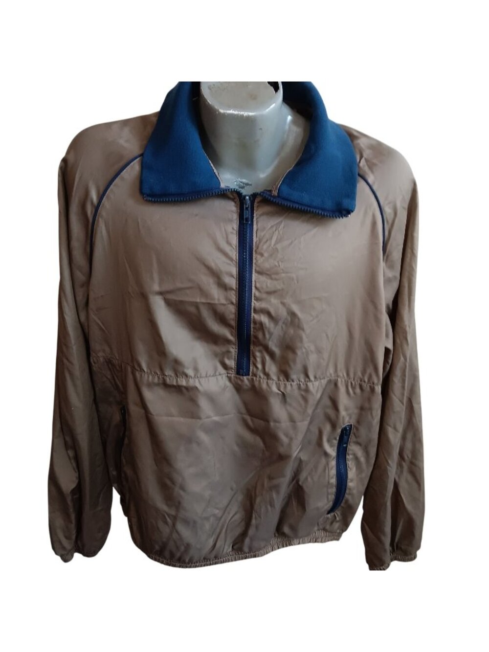 Pendleton Jacket Pen West Vintage XL Portland Oregon Windbreaker 1/2 Zip Mens